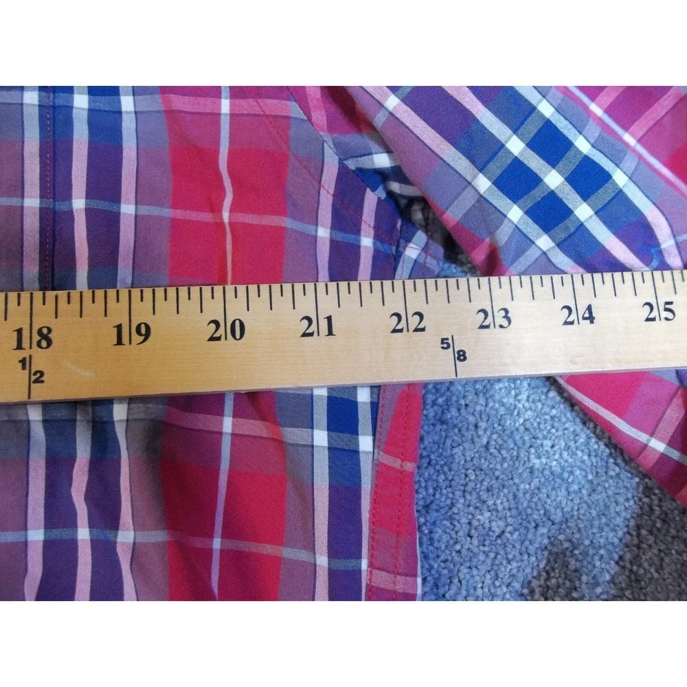 J Crew Mens Shirt Multicolor L Plaid Button Up Long Sleeve Collared